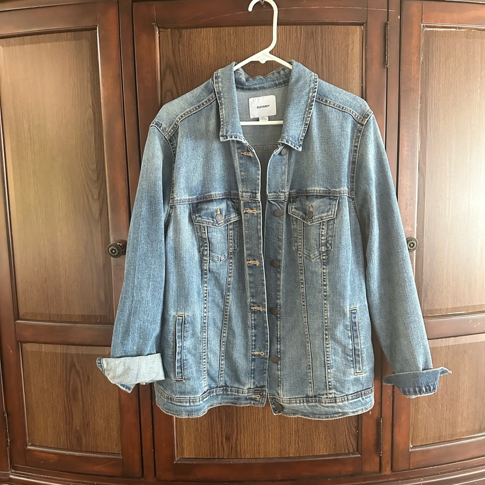Old Navy Blue Denim Jacket Relaxed Fit